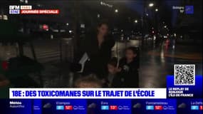Paris: des toxicomanes sur le trajet de l'école dans le 18e