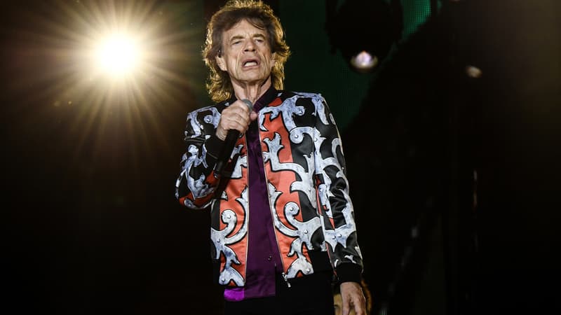 Mick Jagger sur scène à Marseille le 26 juin 2018