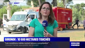 Incendies en Gironde: le feu à la Teste-de-Buch n'est pas encore fixé, 3400 hectares brûlés