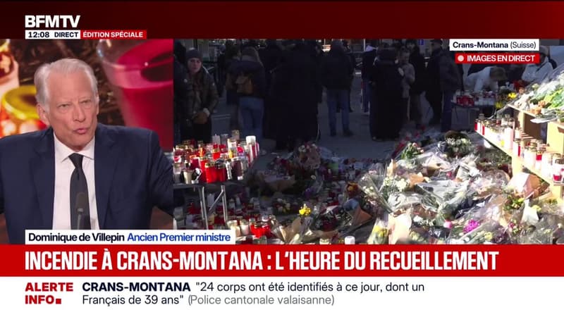 "C'est une tragédie terrible": Dominique de Villepin réagit à l'incendie meurtrier de Crans-Montana