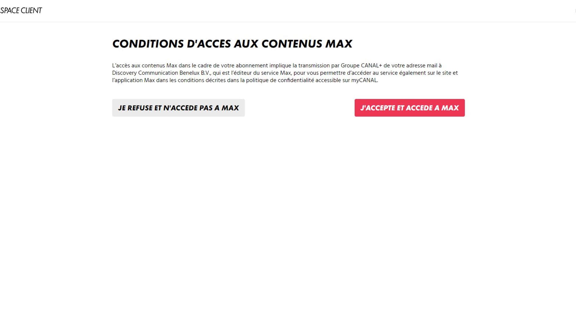 Max via Canal+