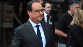 François Hollande à Sassenage, le 20 août 2015.