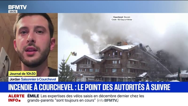 "On voyait énormément de pompier arriver": 279 personnes ont été évacuées par l'incendie d'un hôtel de luxe à Courchevel