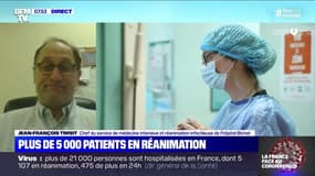 Coronavirus: "L'ensemble des lits sont pleins" à l'hôpital Bichat, raconte le chef du service de médecine intensive et réanimation infectieuse