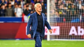 France-Grèce : le sélectionneur de l'équipe de France Didier Deschamps le 16 juin 2023
