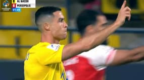 Cristiano Ronaldo lors d'Al Nassr-Persepolis, le 27 novembre 2023 en Ligue des champions asiatique