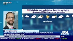 François Cabau (AXA IM) : USA, plus forte baisse d'un mois sur l'autre depuis avril 2020 des prix à la production - 18/01