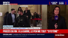 Au deuxième jour du procès du RN, Marine Le Pen reconnaît certaines négligences mais continue de nier tout "système" 