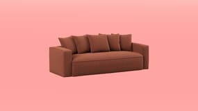 400 euros d’économies sur ce canapé convertible en velours côtelé Terracotta