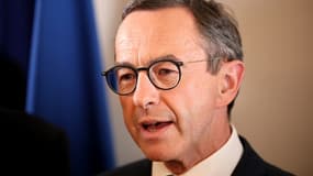 Le ministre de l'Intérieur Bruno Retailleau à Paris le 18 mai 2025