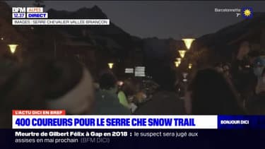 Hautes-Alpes: 400 coureurs ont participé à la 5e édition du "Serre Chevalier Snow Trail"