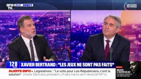 Élections législatives: "Le vote pour Les Républicains, c'est la solution", déclare Xavier Bertrand