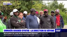 Grande-Synthe: une vingtaine de compagnons sans-papiers d'Emmaüs sont en grève