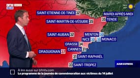Météo Côte d’Azur: un mardi très chaud et sec, 37°C à Draguignan 