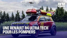  Une Renault R4 ultra tech pour les pompiers  