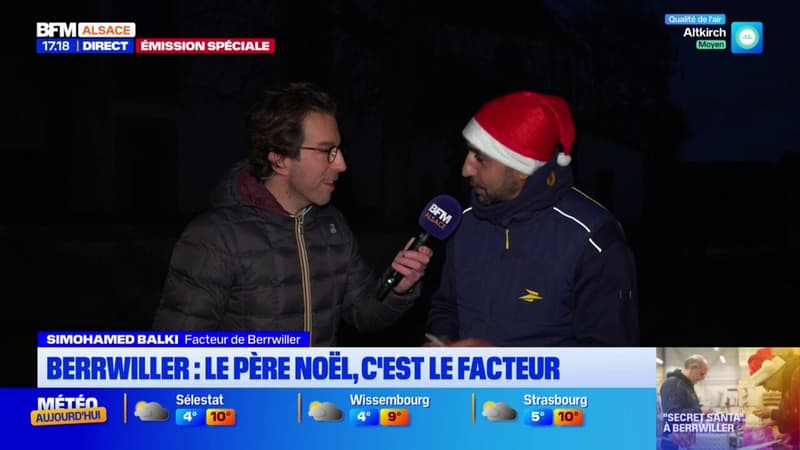 Secret santa à Berrwiller: le père Noël, c'est le facteur