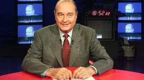 Jacques Chirac sur le plateau de TF1, le 3 mai 1998.