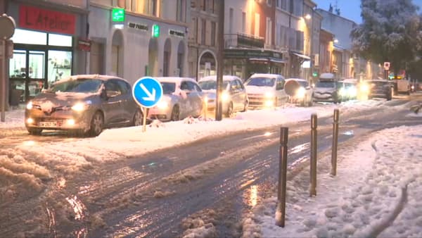 Le centre-ville de Valence dans la Drôme ce jeudi. Le centre-ville de Valence dans la Drôme ce jeudi.