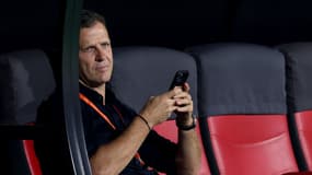 Oliver Bierhoff sur le banc de l'Allemagne en novembre 2022