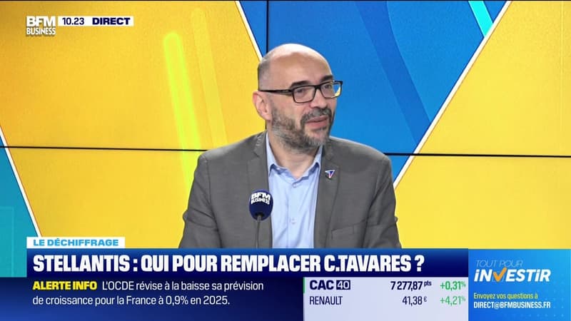 Le déchiffrage : Stellantis, qui pour remplacer C. Tavares ? - 04/12