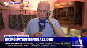 Congé paternité: le neuropsychiatre Boris Cyrulnik recommande qu'il soit obligatoire