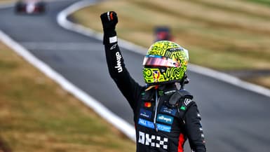 Lando Norris, vainqueur du Grand Prix de Grande-Bretagne, le 6 juillet 2025.