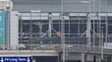 L'aéroport de Bruxelles Zaventem après le double attentat à la bombe du 22 mars 2016 (illustration)