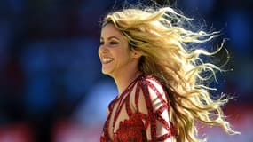 Shakira, lors de la cérémonie de clôture du Mondial 2014 au Brésil
