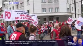 Emmanuel Macron à Lyon pour le 8-Mai: des manifestants attendent l'arrivée du président malgré l'interdiction de rassemblement autour de la prison Montluc