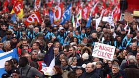 Le cortège parisien contre la réforme des retraites le 15 mars 2023
