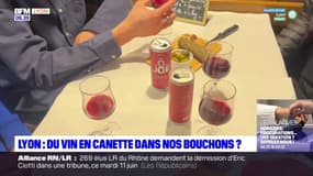 Lyon: du vin en canette dans nos bouchons?