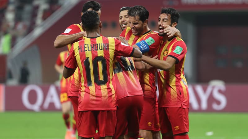 Les joueurs de l'Espérance de Tunis, à Doha le 17 décembre 2019