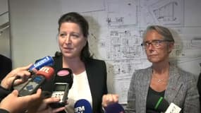 Agnès Buzyn et Élisabeth Borne vendredi 27 septembre 2019 à Rouen.