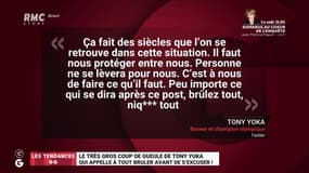 Les tendances GG : Le très gros coup de gueule de Tony Yoka qui appelle à tout brûler avant de s'excuser - 04/06