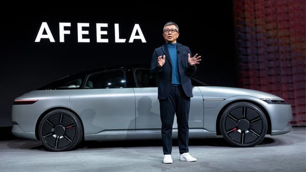 Yasuhide Mizuno, president of Sony Honda Mobility and the new brand Afeela.