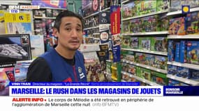 Marseille: grande affluence dans les magasins de jouets à l'approche de Noël