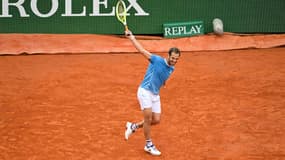 Richard Gasquet, lors du Master 1000 de Monte-Carlo, le 9 avril 2025, face à Daniel Altmaier