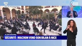 Sécurité: Macron vend son bilan à Nice - 10/01