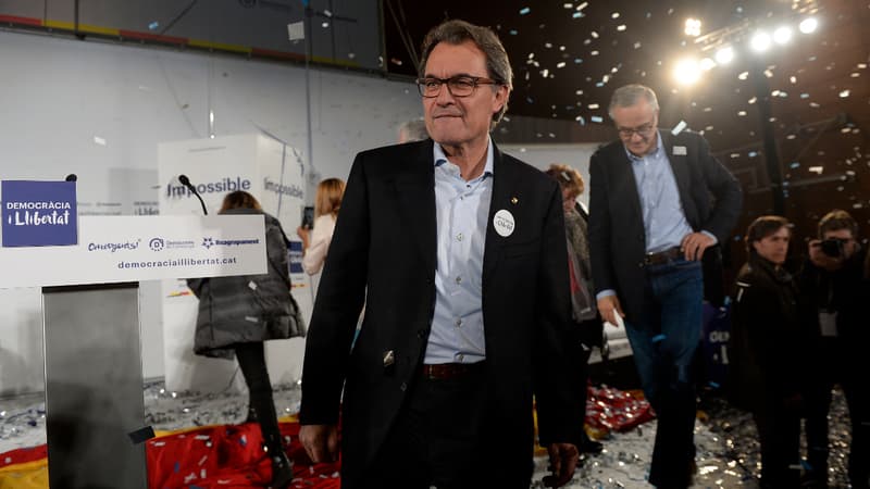 Artur Mas à Barcelone en Catalogne, en Espagne, le 3 décembre 2015