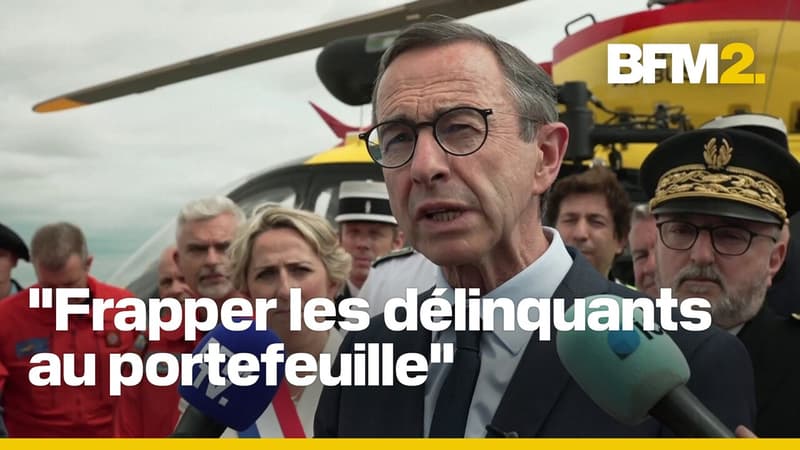 Violences/PSG, justice...Bruno Retailleau s'exprime lors d'un déplacement dans les Pyrénées thumbnail