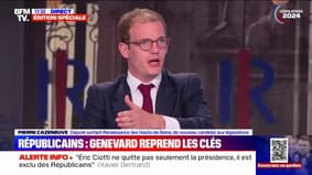 Exclusion d'Éric Ciotti: "Le spectacle est navrant", affirme Pierre Cazeneuve (Renaissance)