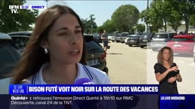 Chassé croisé: "Habituellement il faut compter 1h25 pour traverser la vallée du Rhône, aujourd'hui il faut compter plus de 4 heures", explique Flora Didierjean (Vinci)