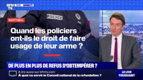 Refus d'obtempérer: quand les policiers ont-ils le droit de faire usage de leur arme? BFMTV répond à vos questions