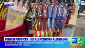 Allemagne: des Alsaciens achètent des artifices 