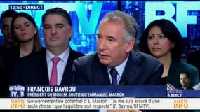 Questions d'éco: "Le programme économique d'Emmanuel Macron est un programme de rupture qui est favorable à l'investissement", François Bayrou