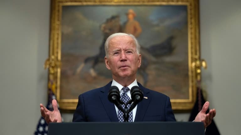 Joe Biden le 24 août 2021 à la Maison Blanche