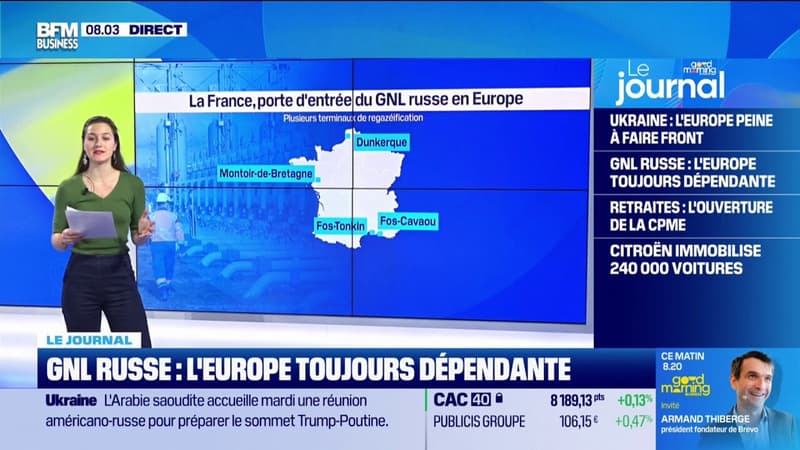 GNL russe : l'Europe toujours dépendante