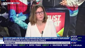 Meleyne Rabot (Just Eat France) : La plateforme de livraison de repas Just Eat compte recruter 4 500 livreurs en CDI en 2021  - 02/02