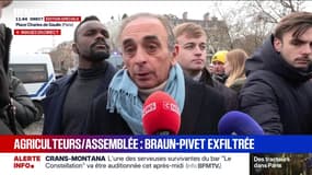 Colère des agriculteurs: "Je viens dire que je les soutiens", affirme Éric Zemmour