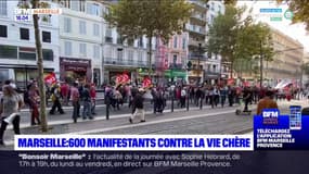Marseille: 600 manifestants contre la vie chère